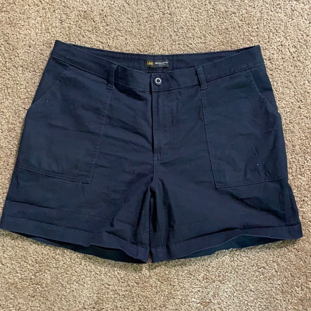 Women’s Lee Shorts Black Size 16 4 pockets